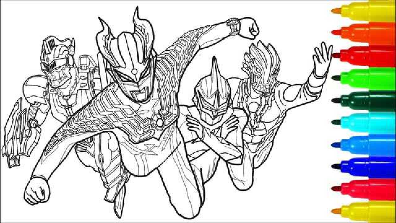 趣味简笔画:画卡通机甲战士