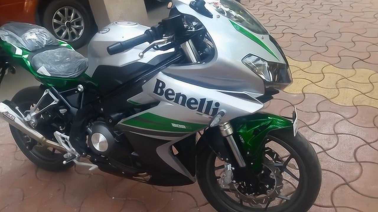 近三万元买来的国产钱江贝纳利"飓风"摩托车,极速能跑165km/h