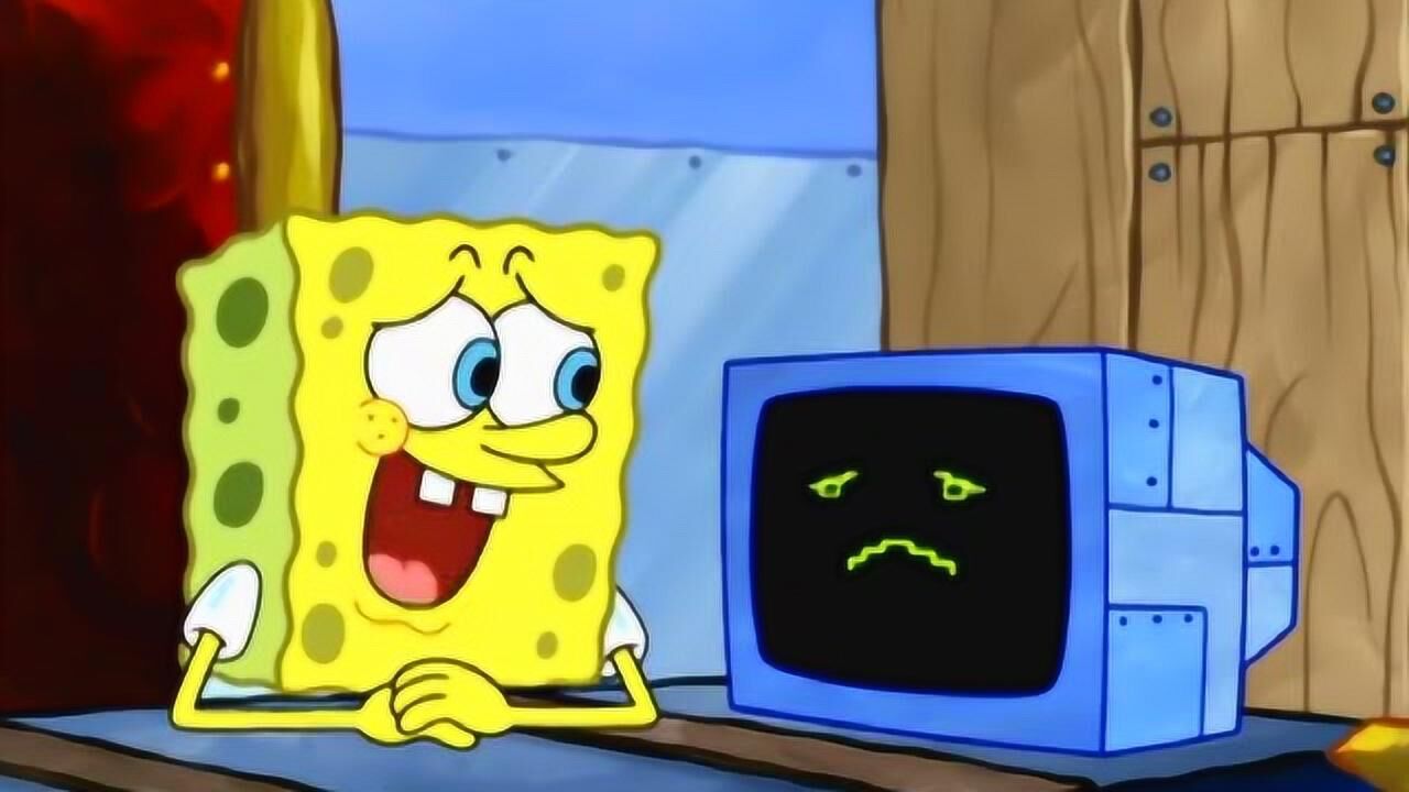 海绵宝宝8凯伦看见痞老板和凯伦二号约会把痞老板拖入了回收站