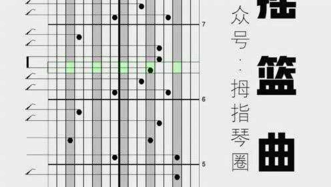 摇篮曲 拇指琴谱腾讯视频