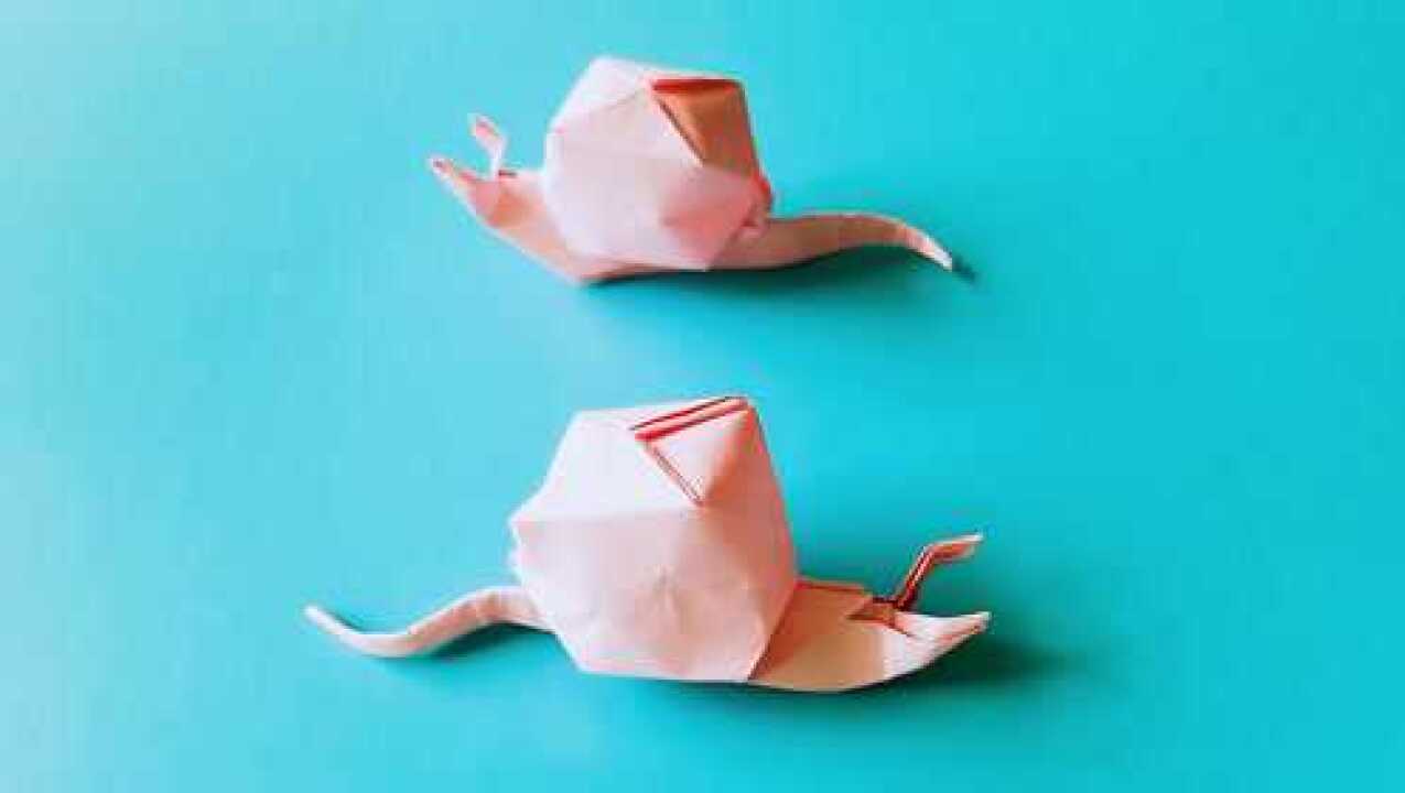 折纸王子教你折纸吹气蜗牛,一学就会,好玩留着教孩子