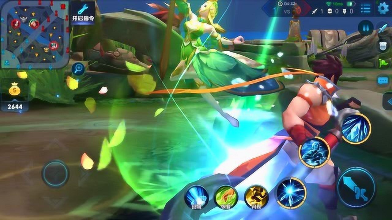 王者荣耀:精灵公主的王昭君放大招3d视角真漂亮