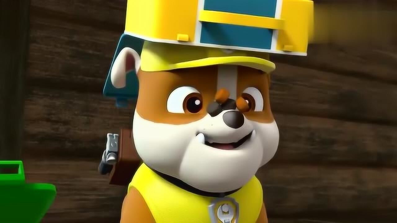 汪汪队小力吃东西真是急性子撒得满头都是