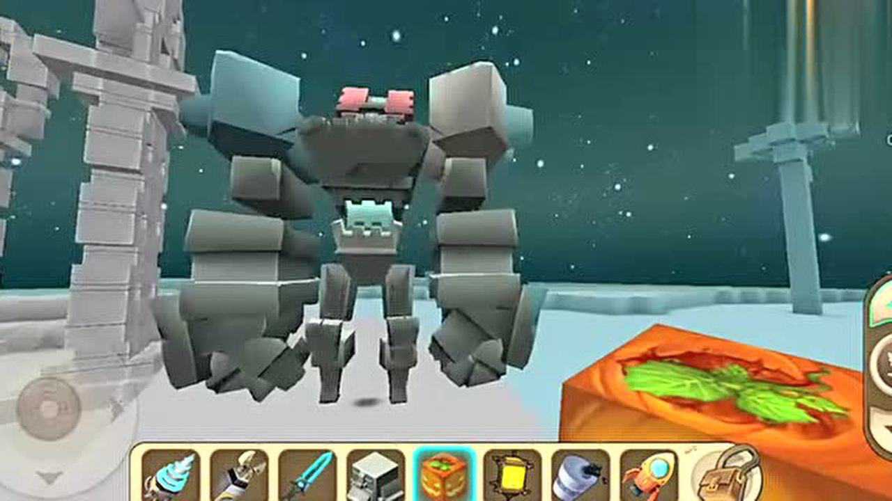 迷你世界召唤太空boss石头巨人的第二种方法