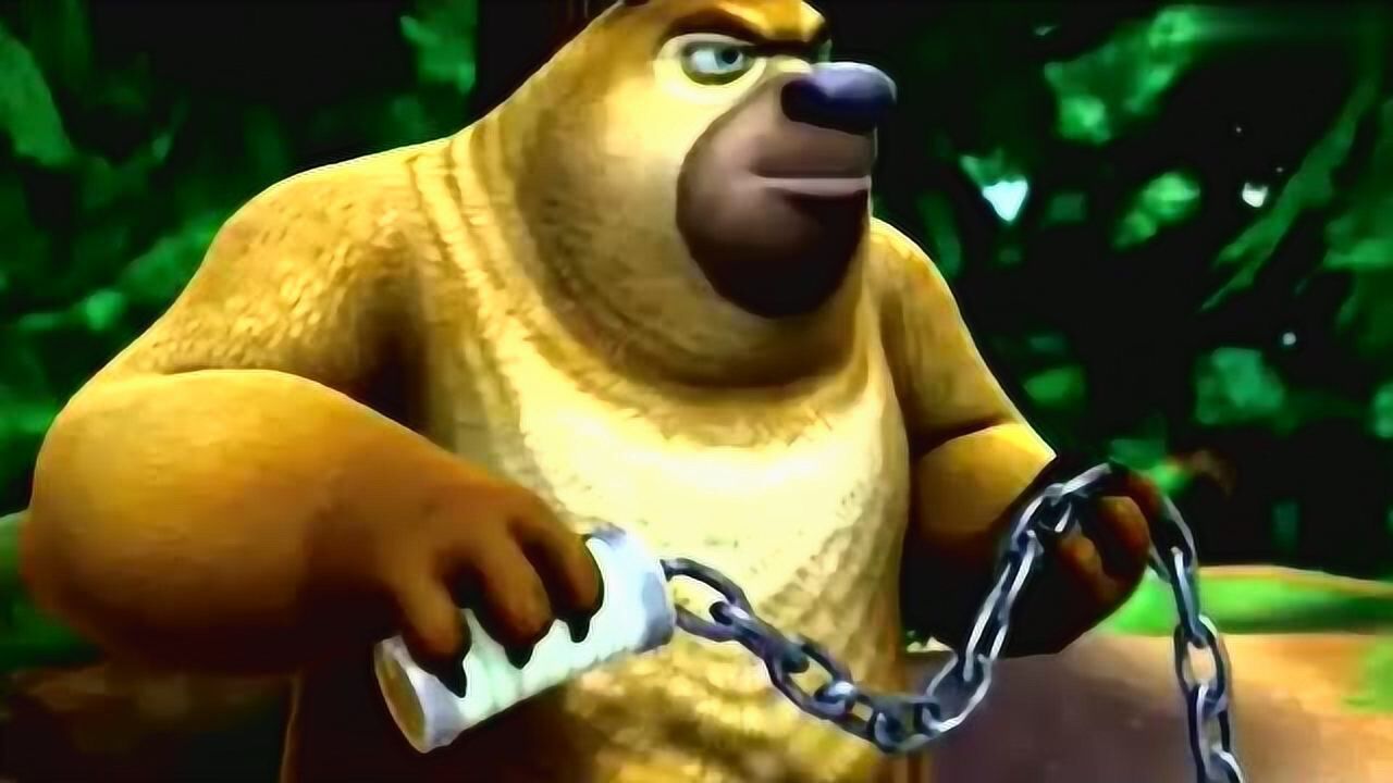 熊出没:熊二和光头强武林争霸大赛!看看谁的流星锤天下第一!