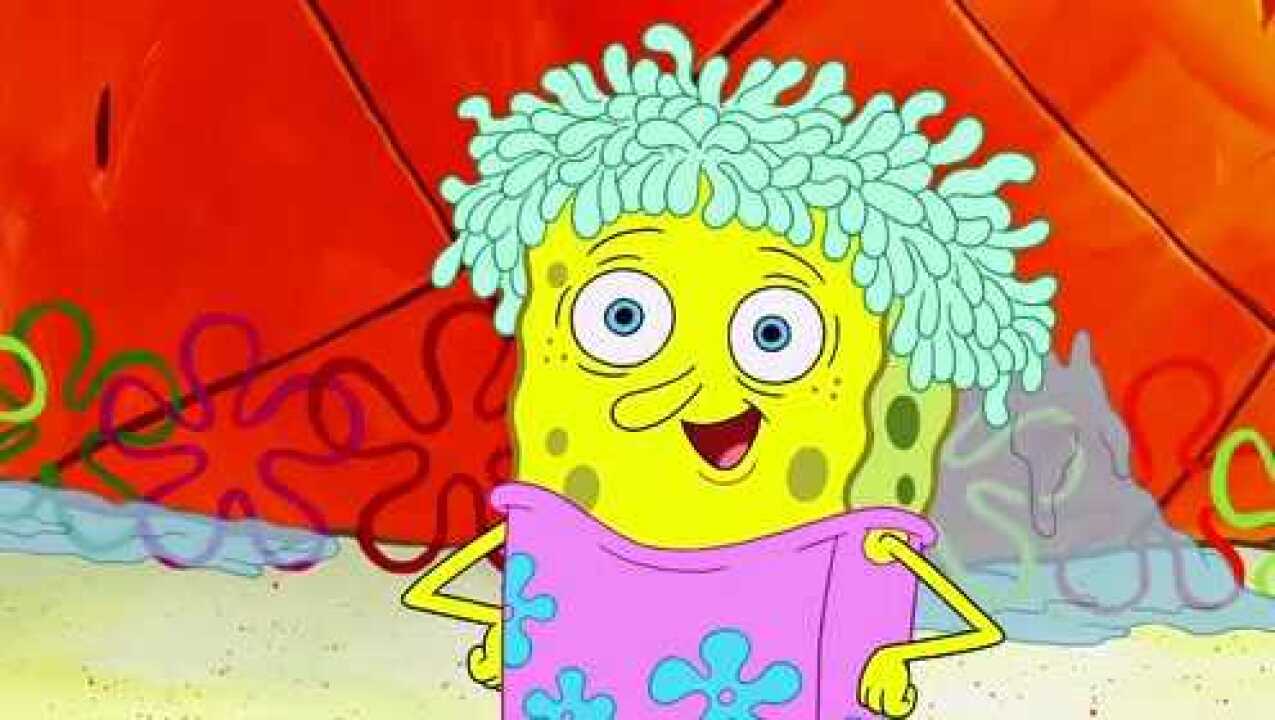 海绵宝宝:宝宝变成了老太太的样子了
