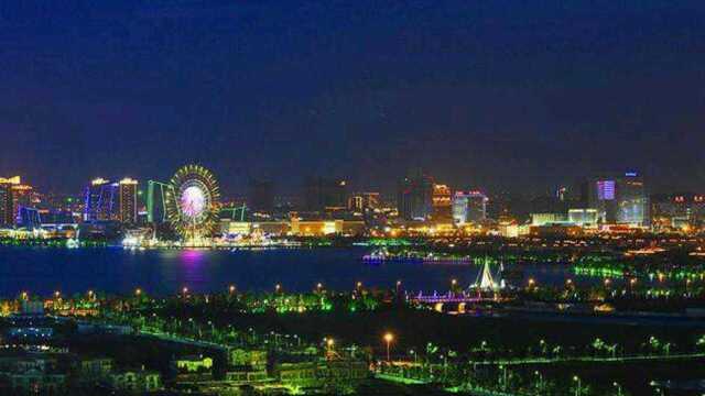 旅游|探访苏州最美夜景金鸡湖景区