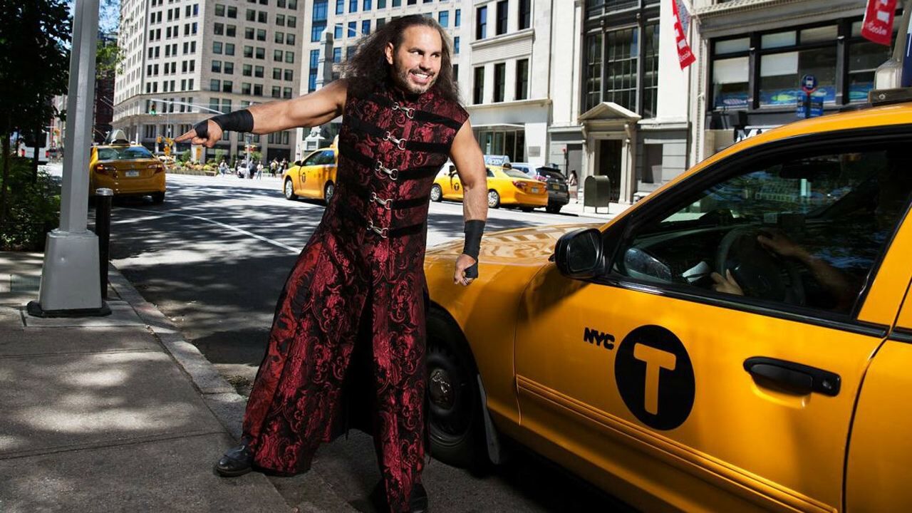 wwe明星美国纽约大片拍摄花絮麦特哈迪删除黄色出租车