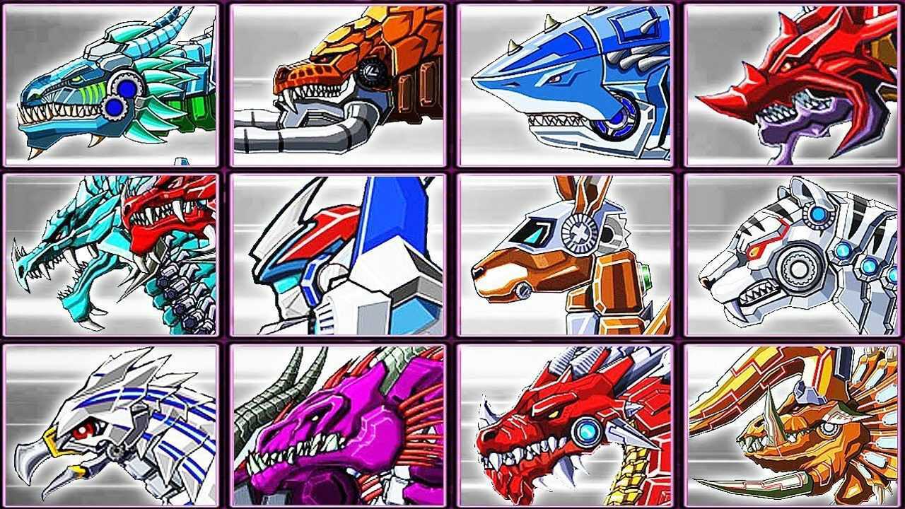 组装机械恐龙机械甲龙扭蛋恐龙游戏