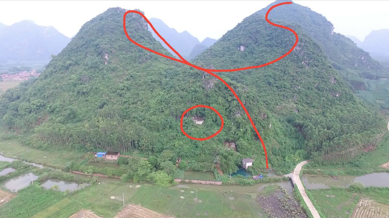 广西山村的风水宝地是飞凤朝阳还是飞凤饮水想必是大户人家的