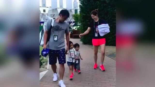 李娜一双儿女近照曝光!可爱像极爸爸!36岁李娜变美被质疑整容?