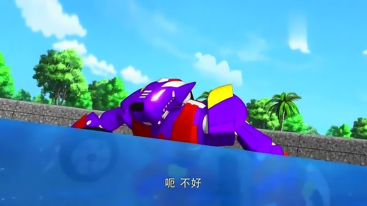 魔幻陀螺:大力让南星让剑齿鲨去水里跟猎刃狼战斗