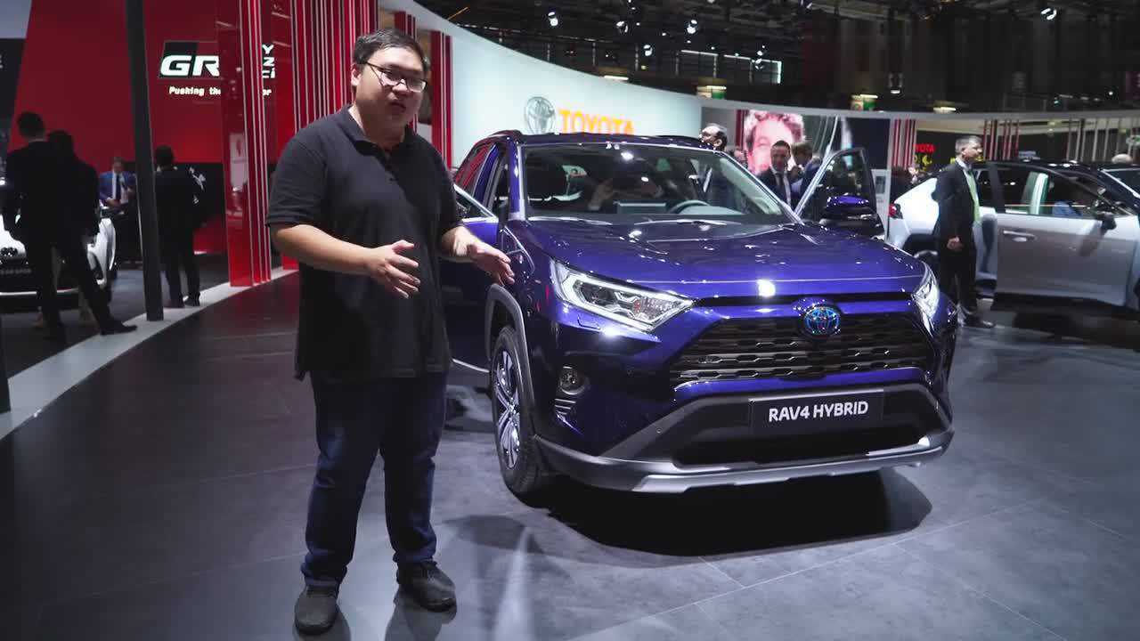 y车评巴黎车展快评丰田全新rav4混动版