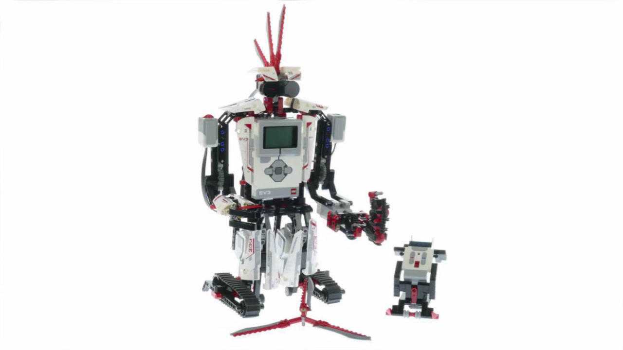 搭建乐高积木家庭机器人31313ev3第三代机器人