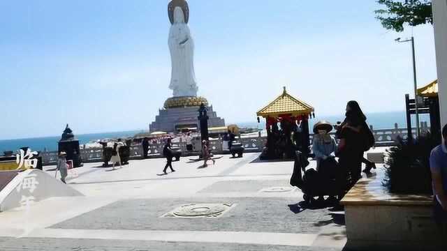 实拍:三亚市南山寺真实画面