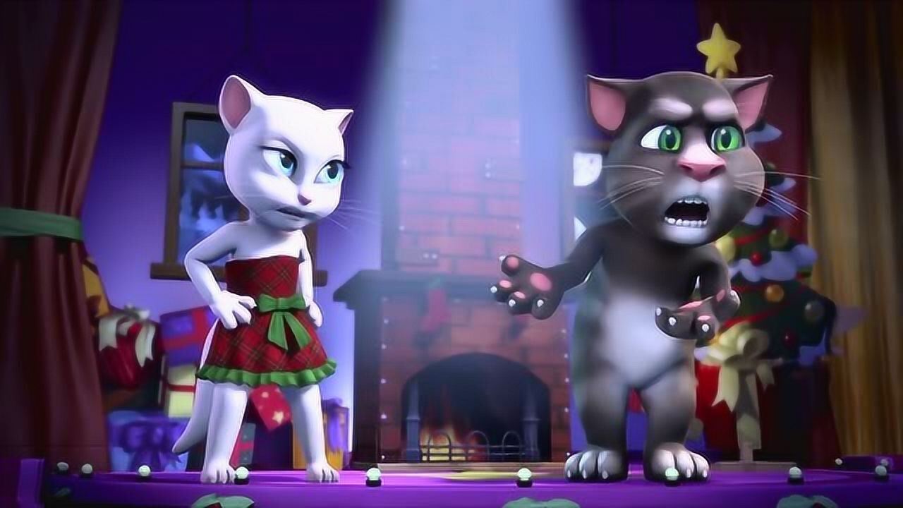 亲子早教动画,汤姆猫和安吉拉开演唱会!