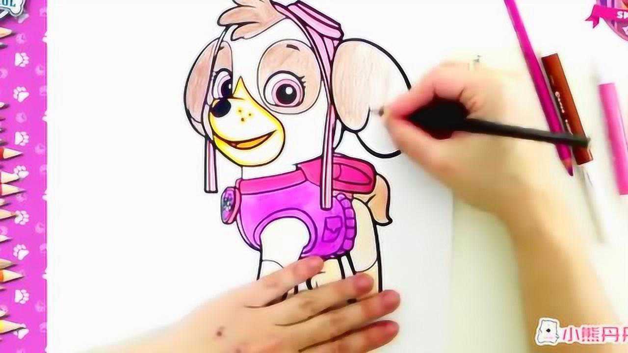 超益智汪汪队狗狗天天怎么画出来的呢