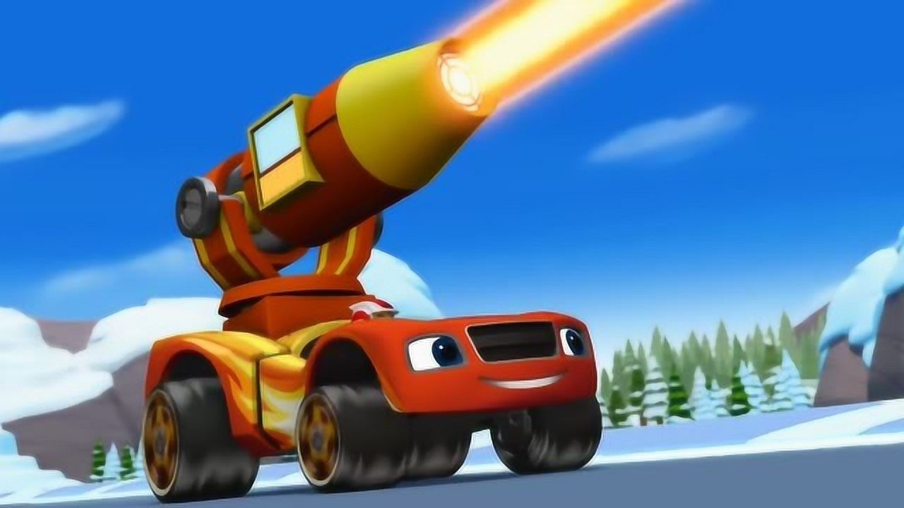 旋风战车队:飙速的热能大炮好厉害,他帮助了好多人