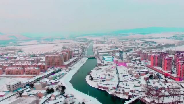 冬天的雪景视频