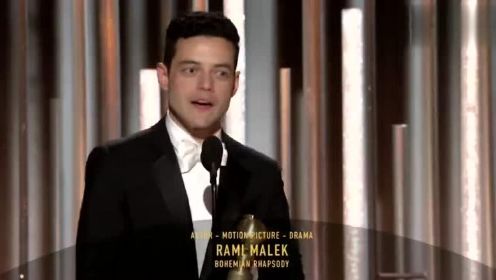Rami Malek《波西米亚狂想曲》金球奖最佳男主