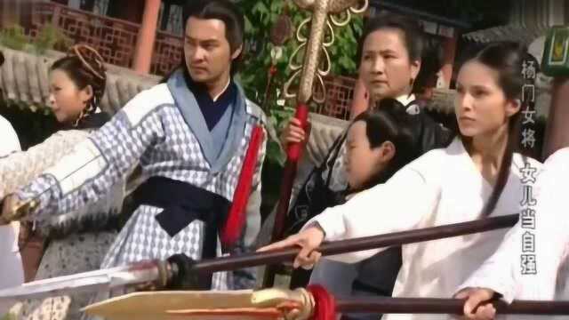 杨门女将之女儿当自强:佘太君携女将誓死保护无佞楼,很震撼