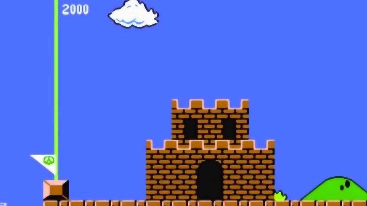 超级玛丽:fc马里奥,死了10命才通过第二小关,这个马里奥有点凶!