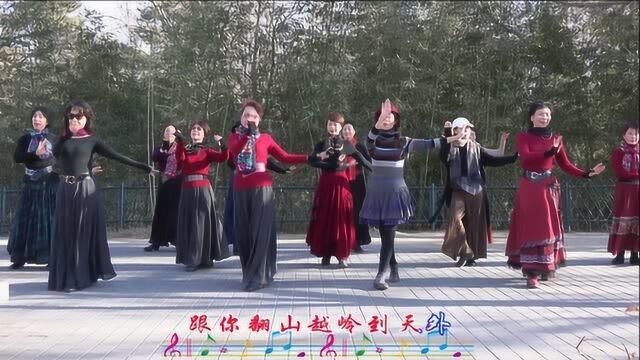 紫竹院广场舞——青藏女孩,歌曲好听,舞蹈好看!