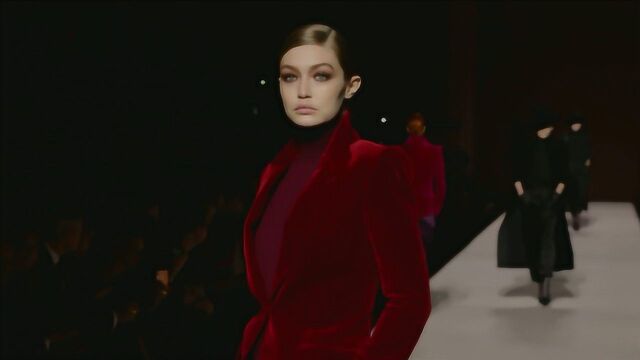 纽约时装周汤姆ⷮŠ福特TOM FORD 2019秋冬时装秀时装发布会