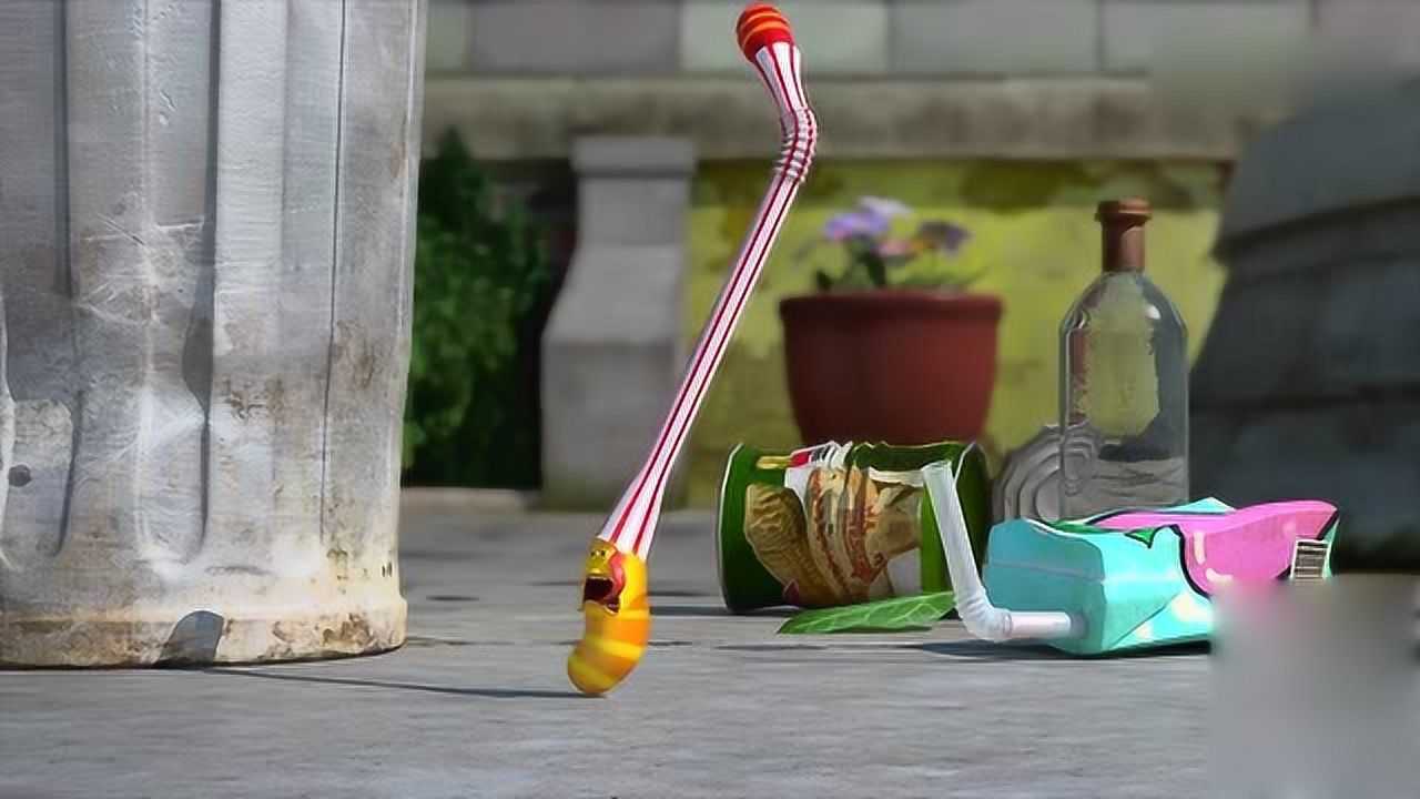 爆笑虫子小黄虫用吸管当武器还能和老鼠过两招