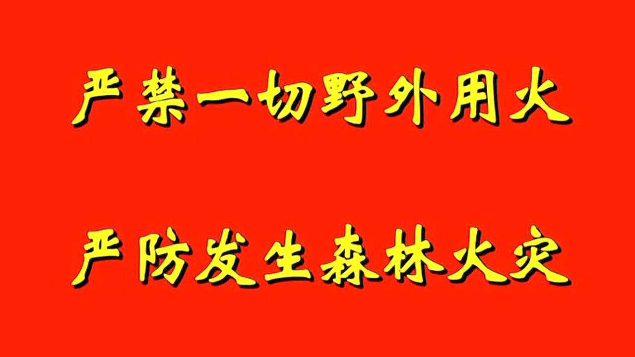 蒲县人民政府发布关于清明节禁止野外用火通告_腾讯视频
