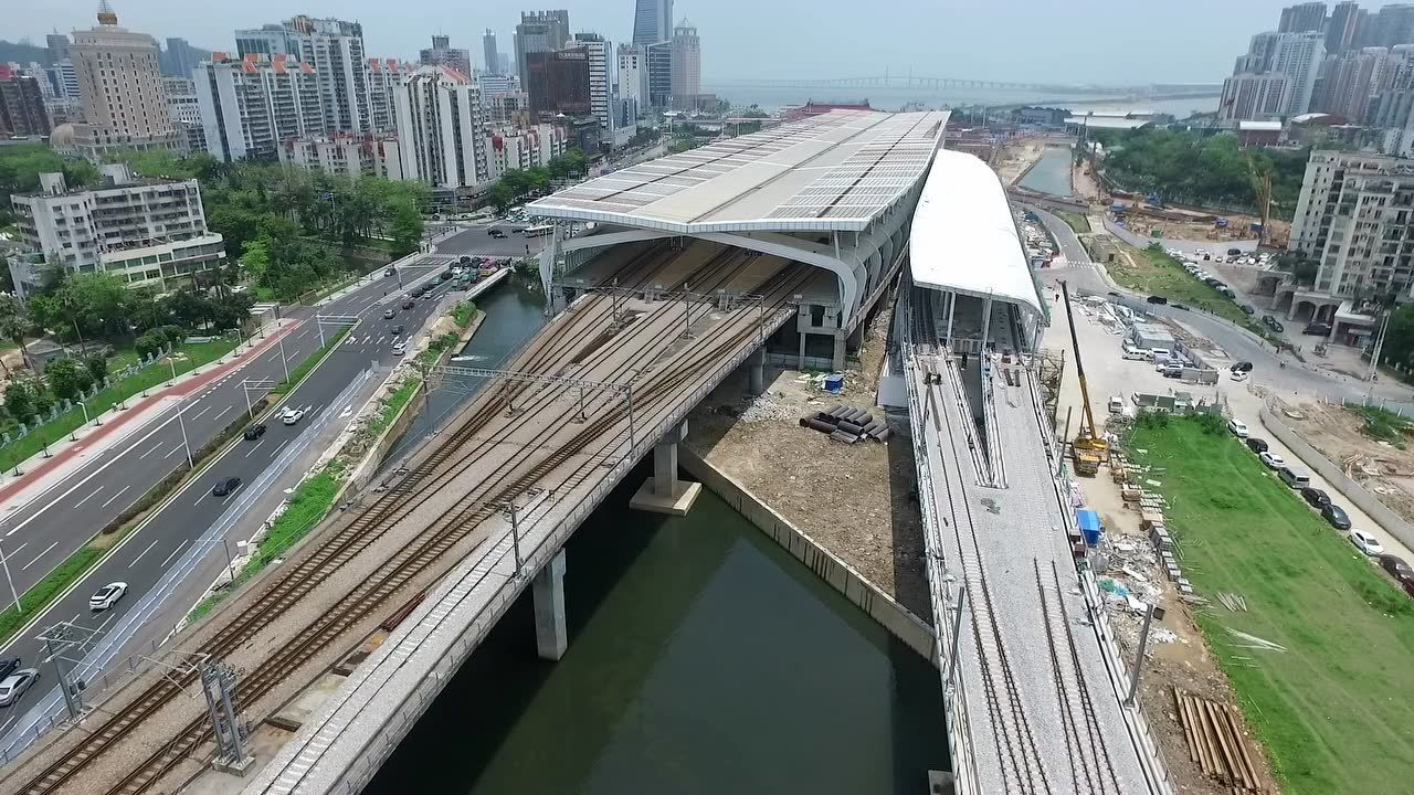珠机城轨首个车站基本完成施工!