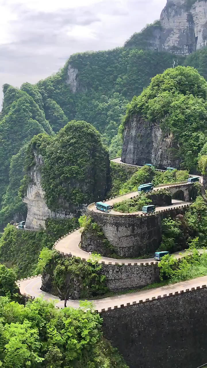 张家界最美公路图片