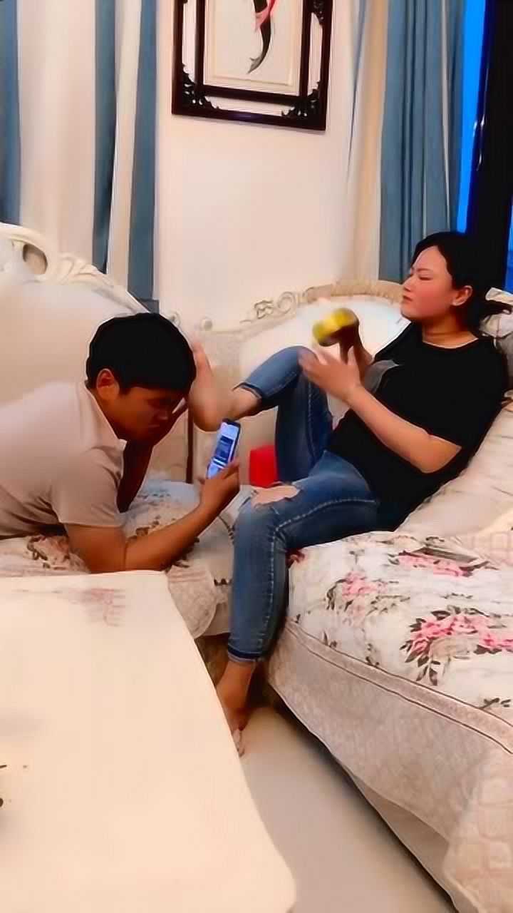 让老公闻一下脚,美女整的太狠了_腾讯视频