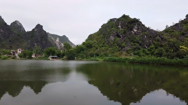 广西北流市山村风光,处处都像桂林一样的迷人,难怪这里人长寿