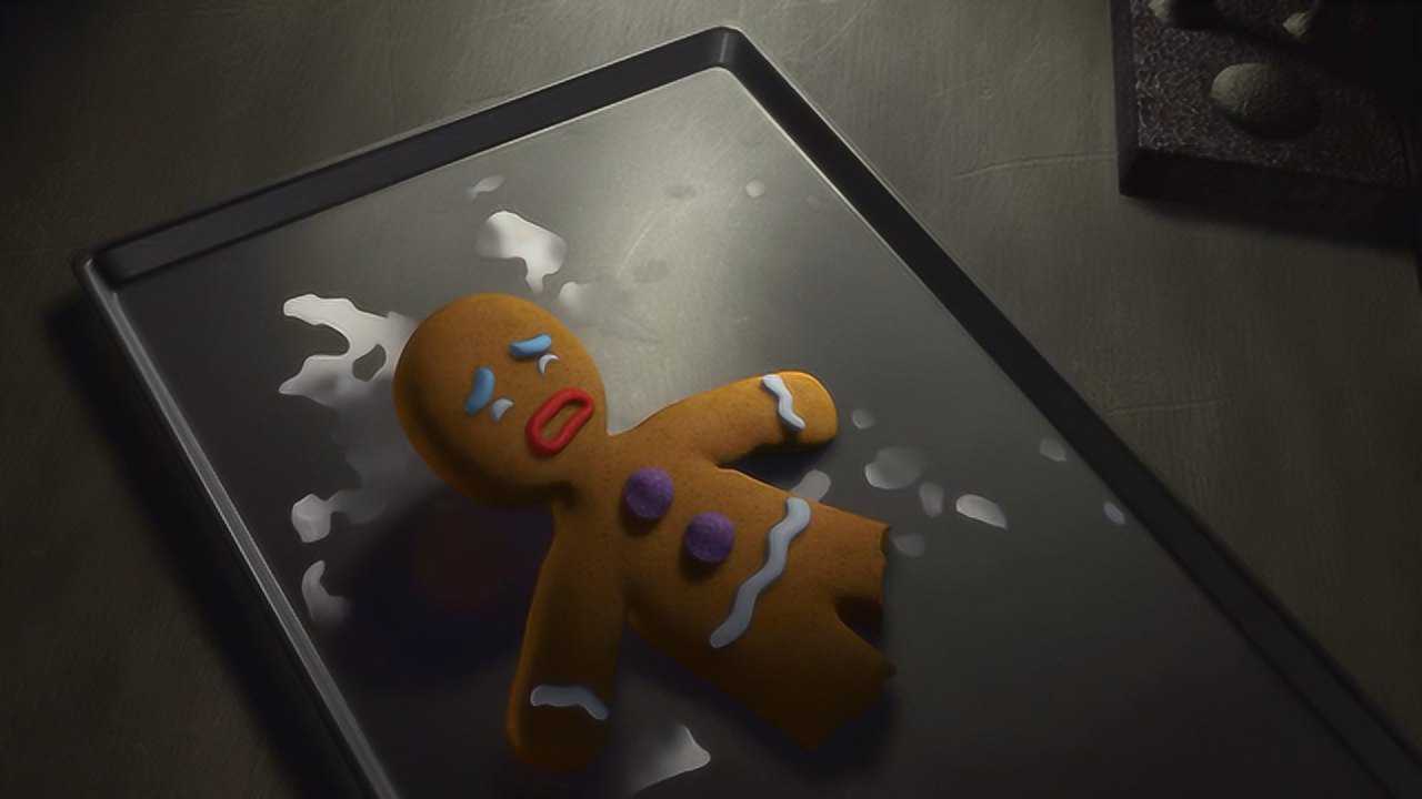 怪物史瑞克:弗瓜王十分残暴,面对可爱的姜饼人,他竟能痛下杀手_电影