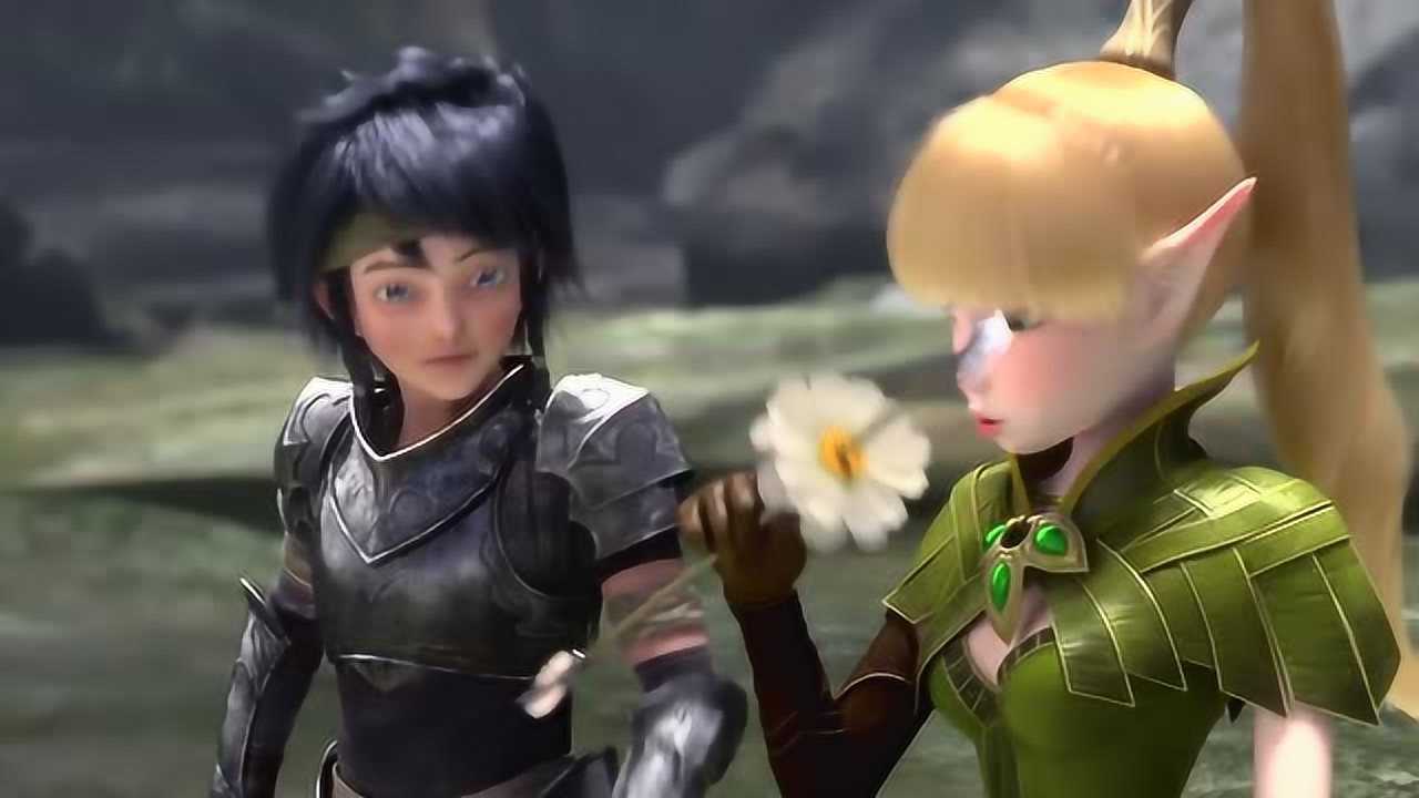 龙之谷破晓奇兵:兰伯特这小子开窍了,抓住莉雅的手还想亲吻她_电影