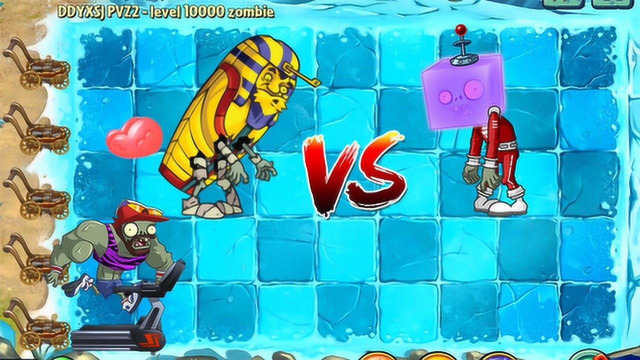 10000级法老僵尸vs10000级全息僵尸,差距究竟有多大