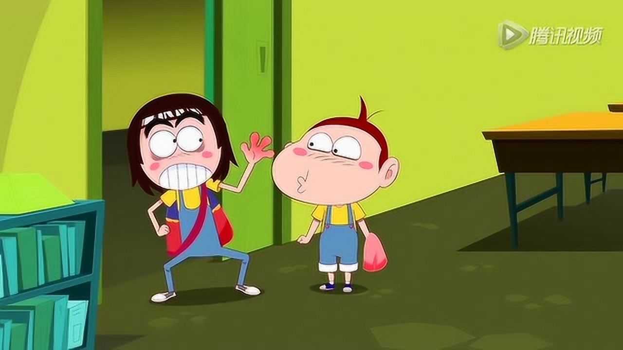 阿u之爆笑校园:阿u带来感冒药,男人婆怀疑阿u不怀好意