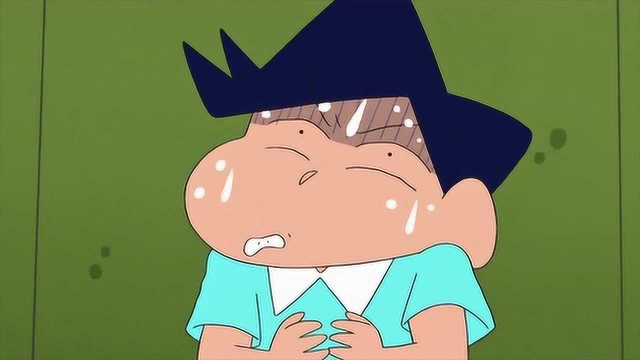 蜡笔小新:风间忍着腹痛看萌p,结果还是错过了关键镜头!
