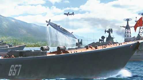 X战警系列第一部，万磁王轻松把核潜艇举出水面，士兵都看呆了