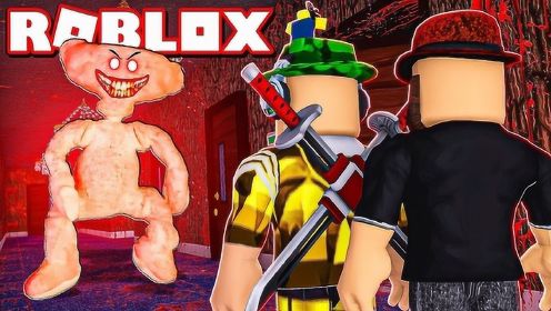 Roblox电梯模拟器！地狱小熊出现！瞬间把我打翻在地？