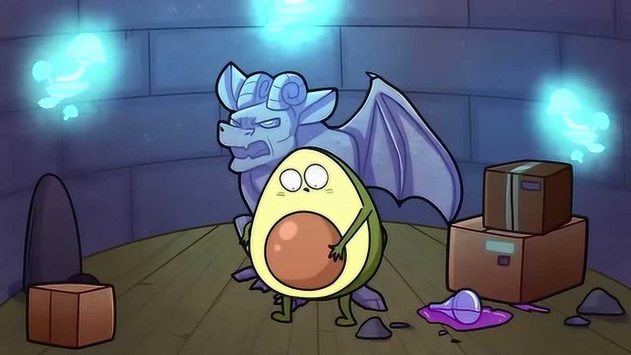 鳄梨动画鳄梨女士拜访吸血鬼犹如进了鬼屋