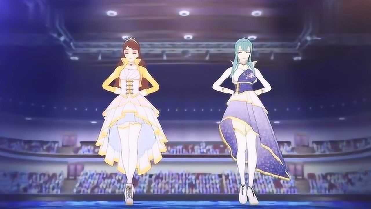 菲梦少女林娜和欧莉文合体两个人的银河系太好听了