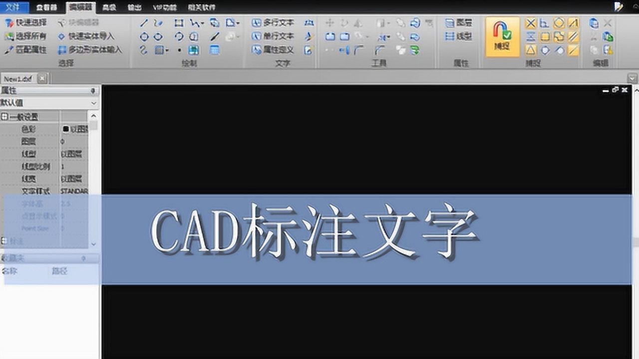 CAD快速标注文字怎么操作呢？_腾讯视频