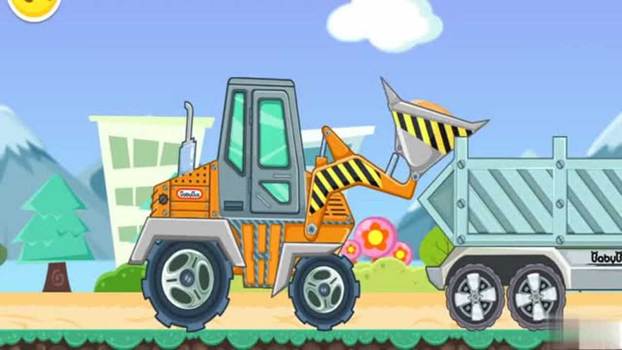 挖掘机视频表演:挖土机在干活!