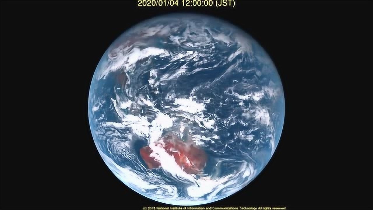 2010年1月4日地球大气环流变化