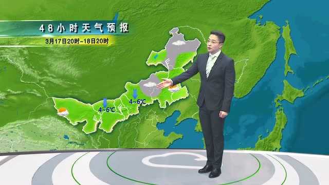 内蒙大部晴间多云 西中部偏北地区4、5级偏西风