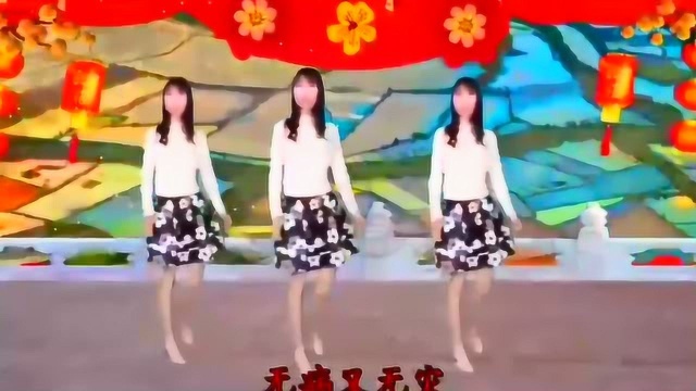 DJ广场舞《莫烦恼》美女动作俏皮可爱,歌曲带劲