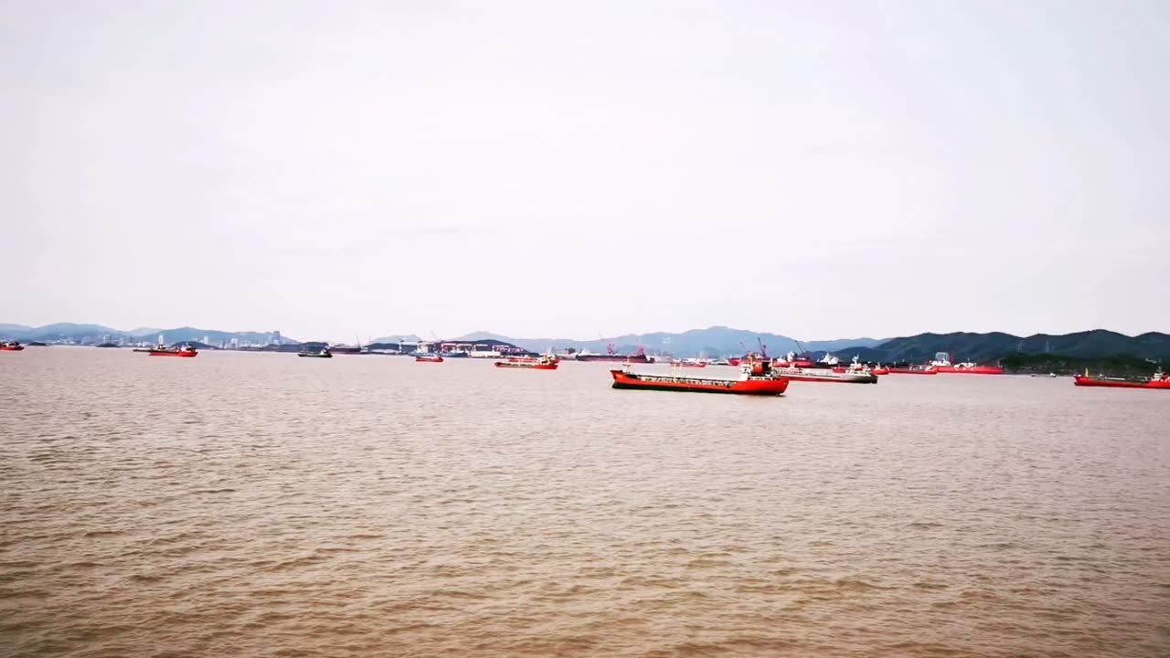 马峙锚地参观舟山群岛