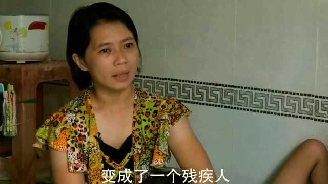 失去美腿的妈妈,老公对她疼爱有加,幸福其实很简单